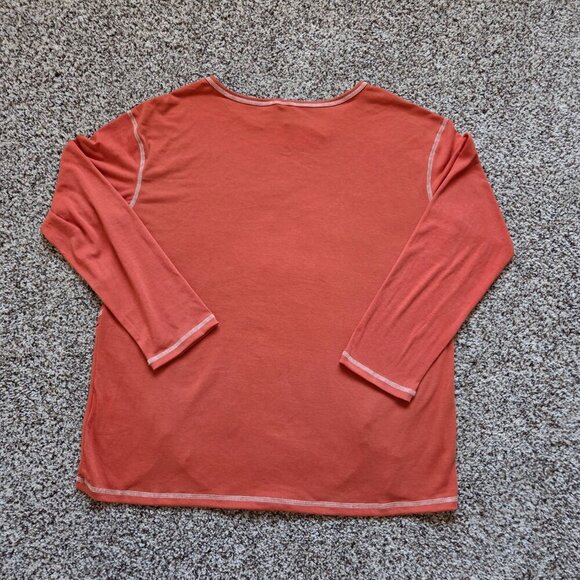 Noracora Women Long Sleeve Fall Gnome Halloween Novelty Print Shirt Size XL NWT - Picture 3 of 6